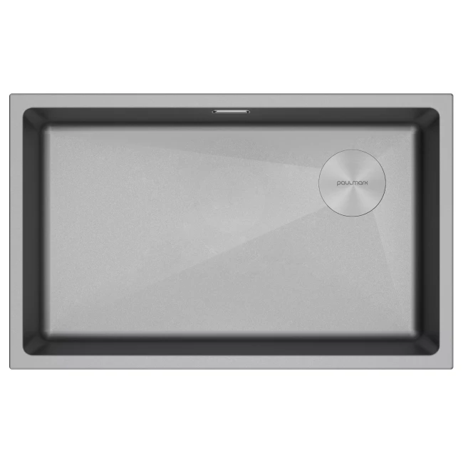 Кухонная мойка LUMI 74 UNI-SKEW из искусственного гранита прямоугольная