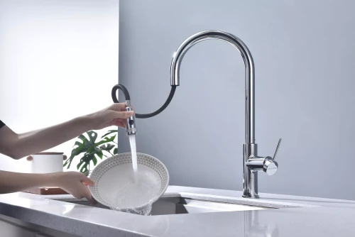 Смеситель Paulmark Galant с подключением к фильтру для воды однорычажный Хром CR