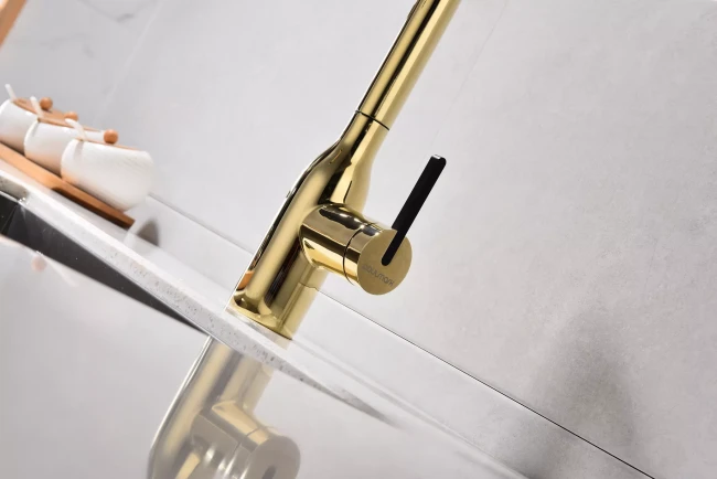 Смеситель с подключением к фильтру для воды с выдвижным изливом Paulmark Viper