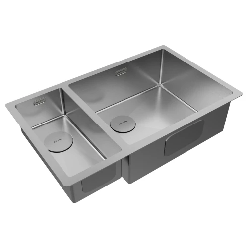 Кухонная мойка                NEXT 69/2S UNI Брашированная сталь