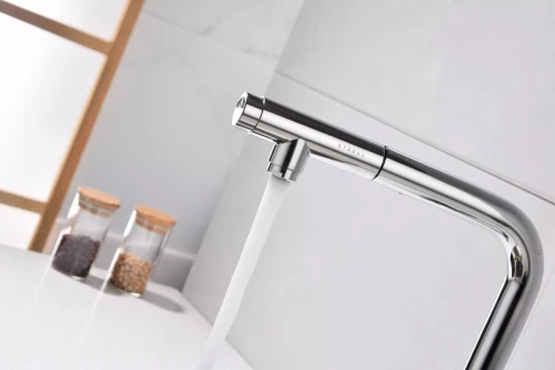 Смеситель с выдвижным изливом Paulmark Urban Хром CR