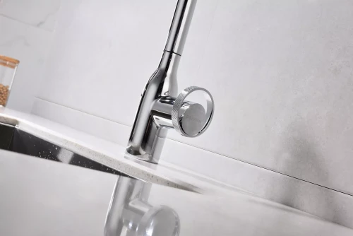 Смеситель с выдвижным изливом Paulmark Urban Хром CR