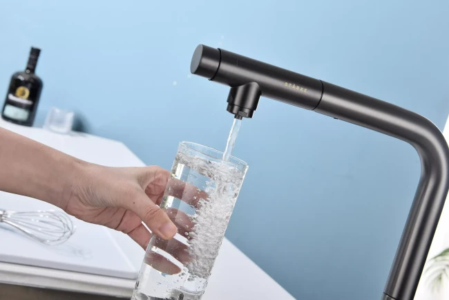 Смеситель с выдвижным изливом Paulmark Urban