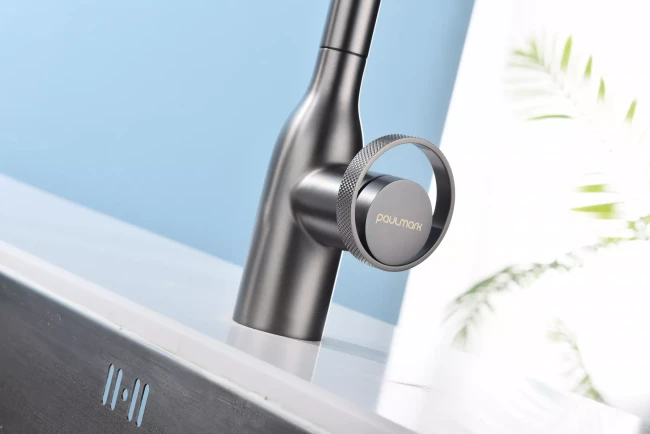 Смеситель с выдвижным изливом Paulmark Urban