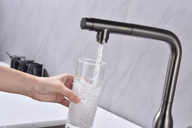 Смеситель с выдвижным изливом Paulmark Urban