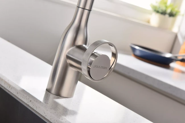 Смеситель с выдвижным изливом Paulmark Urban