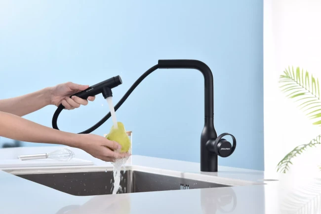 Смеситель с выдвижным изливом Paulmark Urban