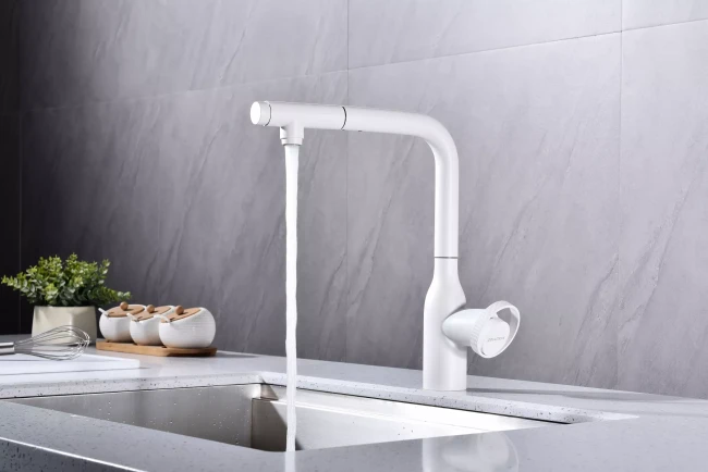 Смеситель с выдвижным изливом Paulmark Urban