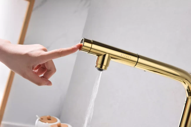 Смеситель с подключением к фильтру для воды с выдвижным изливом Paulmark Viper