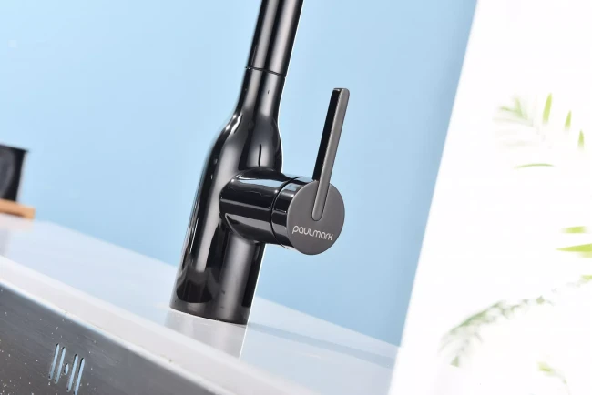 Смеситель с подключением к фильтру для воды с выдвижным изливом Paulmark Viper