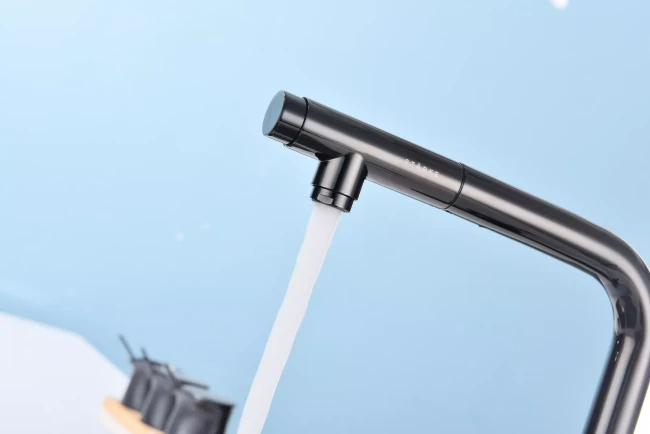 Смеситель с подключением к фильтру для воды с выдвижным изливом Paulmark Viper