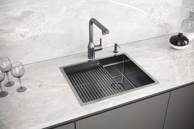 Смеситель с подключением к фильтру для воды с выдвижным изливом Paulmark Viper