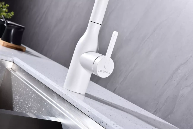 Смеситель с подключением к фильтру для воды с выдвижным изливом Paulmark Viper