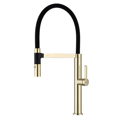 Смеситель Paulmark Leader с гибким изливом Золото G