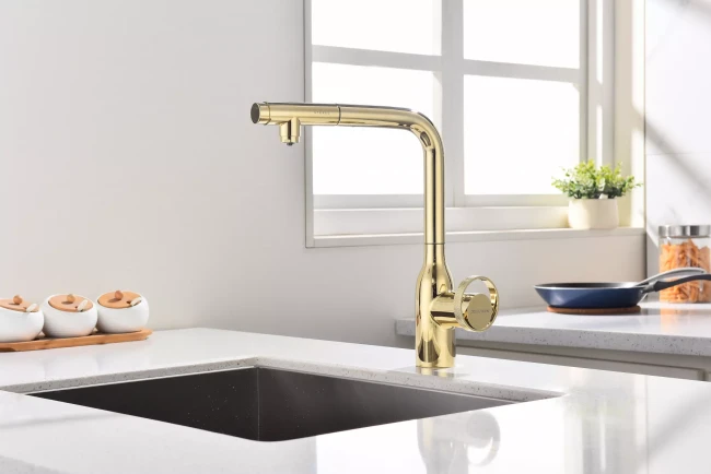 Смеситель с выдвижным изливом Paulmark Urban