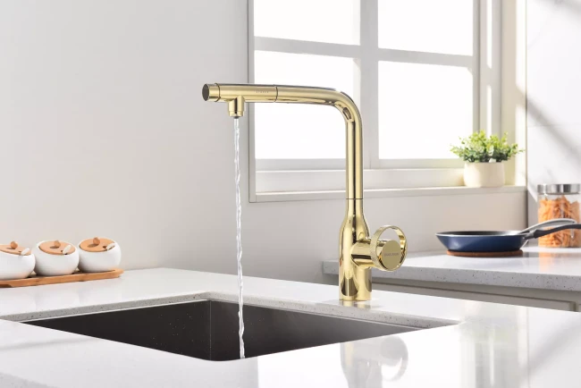 Смеситель с выдвижным изливом Paulmark Urban