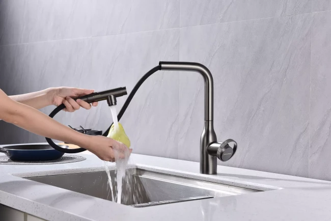 Смеситель с выдвижным изливом Paulmark Urban