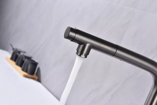 Смеситель с выдвижным изливом Paulmark Urban