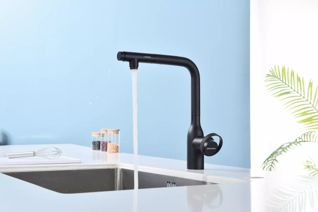 Смеситель с выдвижным изливом Paulmark Urban