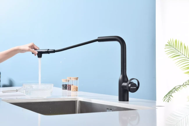 Смеситель с выдвижным изливом Paulmark Urban