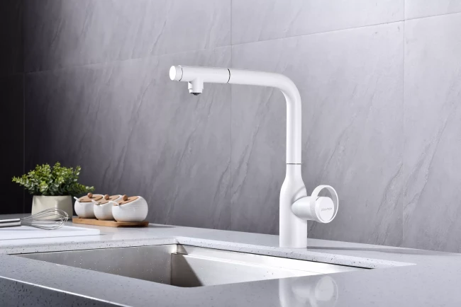 Смеситель с выдвижным изливом Paulmark Urban