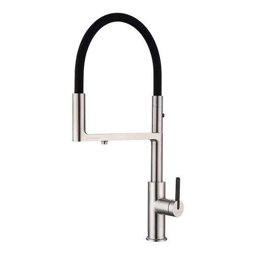 Смеситель Paulmark Tornado с подключением к фильтру для воды Брашированная сталь