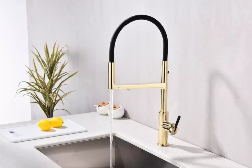 Смеситель Paulmark Tornado с подключением к фильтру для воды Золото G