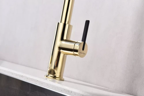 Смеситель Paulmark Tornado с подключением к фильтру для воды Золото G