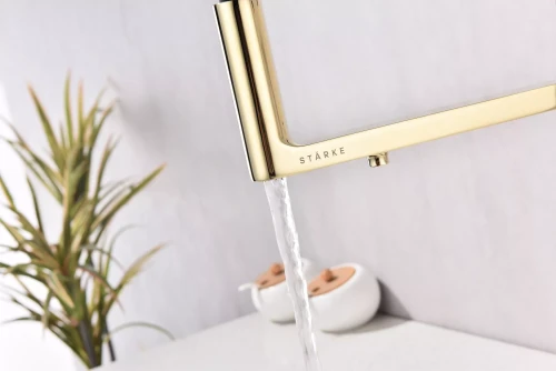 Смеситель Paulmark Tornado с подключением к фильтру для воды Золото G