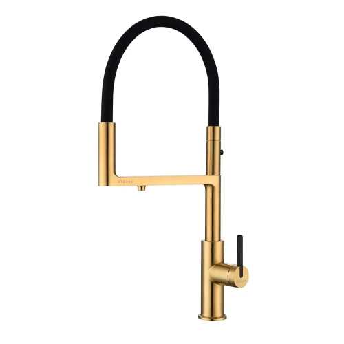 Смеситель Paulmark Tornado с подключением к фильтру для воды Брашированное золото BG