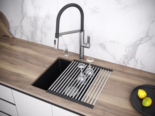 Кухонная мойка LUMI 45 UNI черный