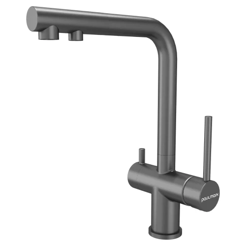 Смеситель SERPENTINE с подключением к фильтру для воды Матовый серый MG