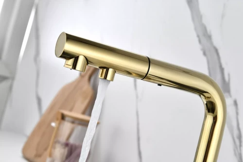 Смеситель SERPENTINE с подключением к фильтру для воды Золото G