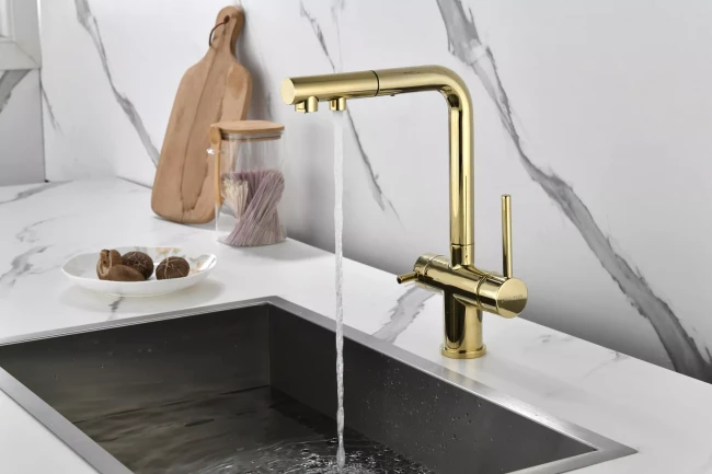 Смеситель SERPENTINE с подключением к фильтру для воды