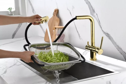 Смеситель SERPENTINE с подключением к фильтру для воды Золото G