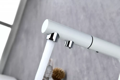 Смеситель SERPENTINE с подключением к фильтру для воды Белый матовый WH