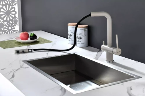 Смеситель SERPENTINE с подключением к фильтру для воды бежевый