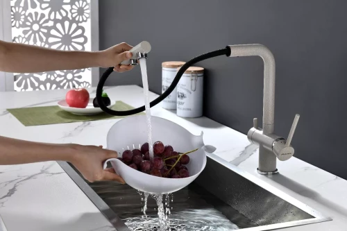 Смеситель SERPENTINE с подключением к фильтру для воды бежевый