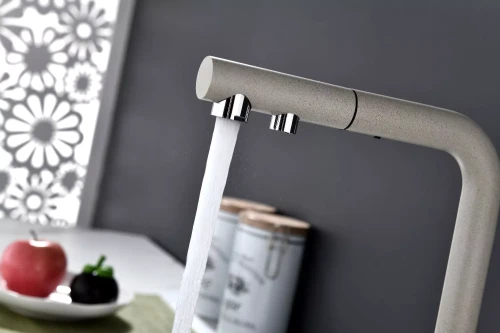 Смеситель SERPENTINE с подключением к фильтру для воды бежевый