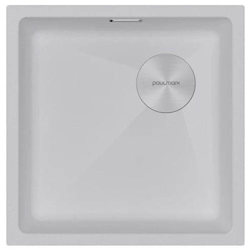 Кухонная мойка LUMI 45 UNI-SKEW из искусственного гранита Белый матовый WH