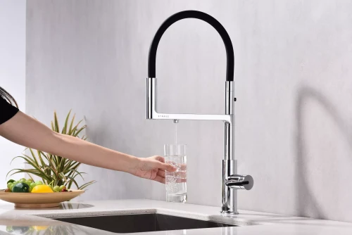 Смеситель Paulmark Tornado с подключением к фильтру для воды Хром CR