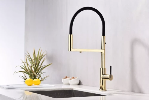 Смеситель Paulmark Tornado с подключением к фильтру для воды Золото G