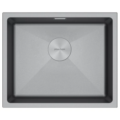 Кухонная мойка LUMI 55 UNI Серый металлик