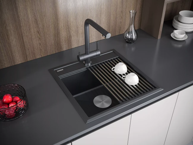 Кухонная мойка STEPIA 45 из искусственного гранита