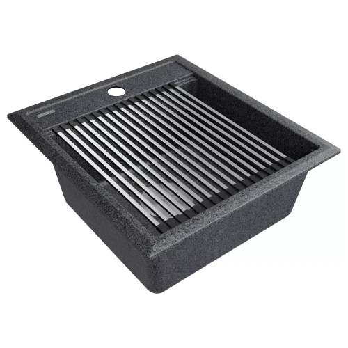 Кухонная мойка STEPIA 45 из искусственного гранита Графит DG