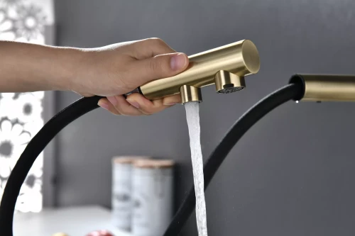 Смеситель SERPENTINE с подключением к фильтру для воды Бронза BR