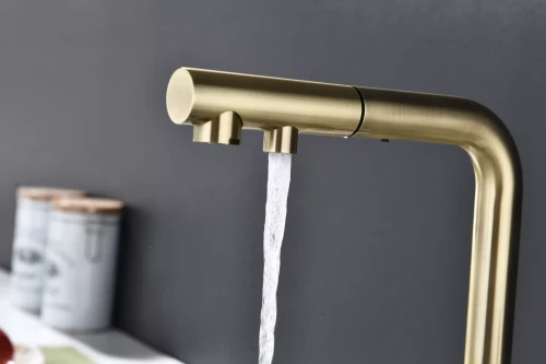 Смеситель SERPENTINE с подключением к фильтру для воды Бронза BR