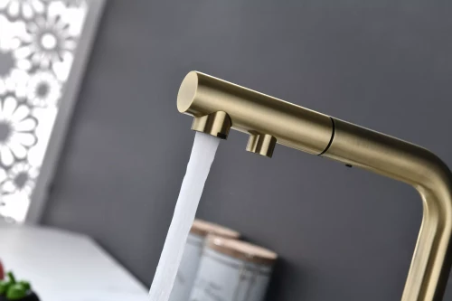 Смеситель SERPENTINE с подключением к фильтру для воды Бронза BR