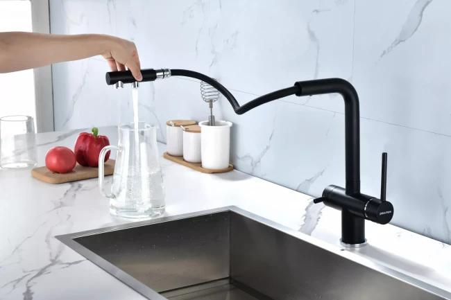 Смеситель SERPENTINE с подключением к фильтру для воды