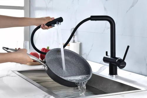 Смеситель SERPENTINE с подключением к фильтру для воды Антрацит